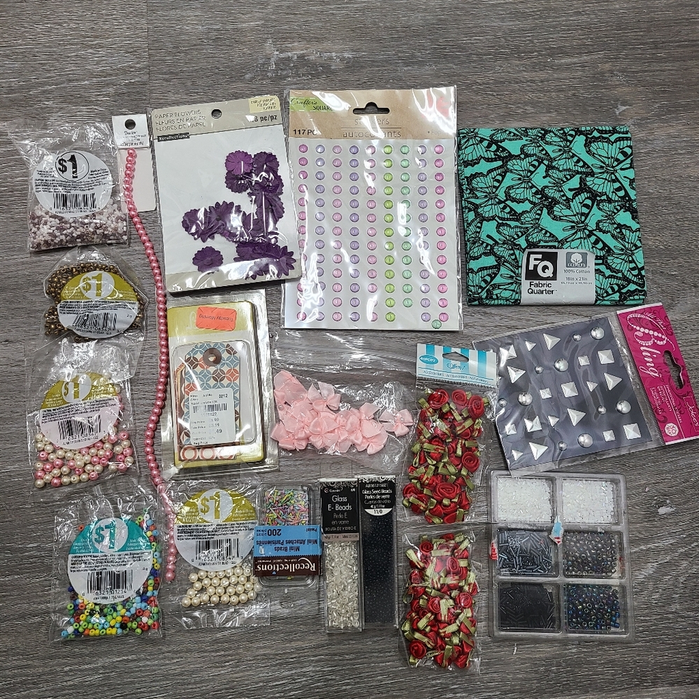 Misc Craft Bundle Random bead lot Items